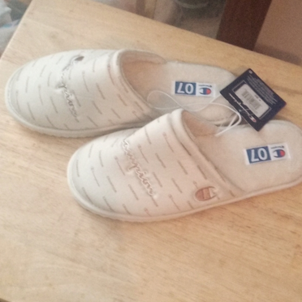 Champion slides slip ons